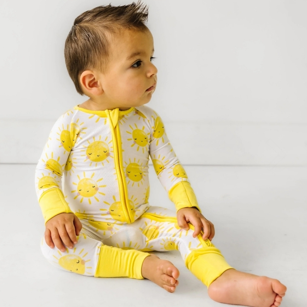 NWT, Little Sleepies Sunshine Bamboo Zippy, 18-24 months